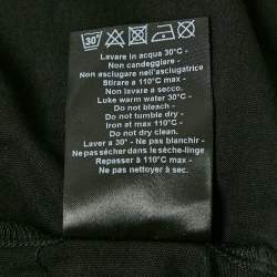 Neil Barrett Black Printed Cotton and Modal Round Neck T-Shirt M