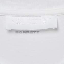 Neil Barrett White Printed Cotton Knit T-Shirt XXL