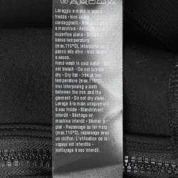 Neil Barrett Black Neoprene 3D Lightning Bolt Print Sweatshirt XXL