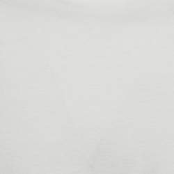 Neil Barrett White Cotton Knit and Cotton Blend T-Shirt M
