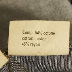 Neil Barrett Grey Denim  Long Sleeve Shirt L