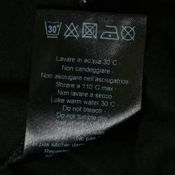 Pre Owned تي شيرت نيل باريت ياقة دائرية قطن بيكاسو مطبوع أسود مقاس صغير (سمول)