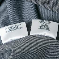 Pre Owned تي شيرت نيل باريت خليط قطن أزرق بحرية ياقة دائرية مقاس صغير جداً (إكس سمول)