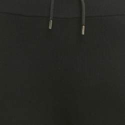 مملوكة مسبقًا Neil Barrett Black Technical Knit Slim Fit Low Rise Pants M