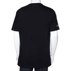 مملوكة مسبقًا تي شيريت رياضي نيل باريت قطن مطبوع غرافيك أسود مقاس كبير (لارج) 