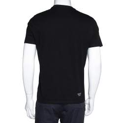 Pre Owned تي شيرت نيل باريت هايبريد ألي دي نيرو قطن أسود مقاس متوسط (ميديوم)