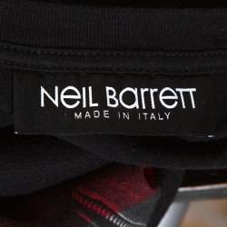 Pre Owned تي شيرت نيل باريت هايبريد ألي دي نيرو قطن أسود مقاس متوسط (ميديوم)