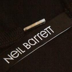 Pre Owned شورت نيل باريت قصه سلوش مزين رمز الصاعقة أسود و أصفر مقاس وسط (ميديوم)