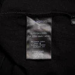 Neil Barrett Black Floral Bolt Printed Crewneck T-Shirt S