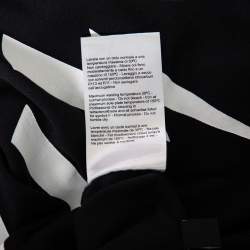 Pre Owned Neil Barrett Black Thunderbolt Print Cotton Jersey Slim Fit T-Shirt S