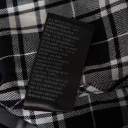 مملوكة مسبقًا قميص نيل باريت قطن صناعي منقوش أسود بقصة فضفاضة مقاس متوسط - ميديوم