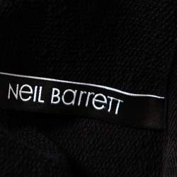 مملوكة مسبقًا سويت شيرت نيل باريت تريكو أسود مطبوع رقبة مستديرة مقاس وسط (ميديوم)