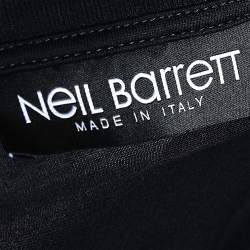 Neil Barrett Black Printed Cotton T-Shirt M