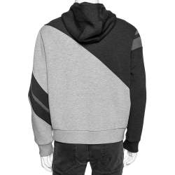 مملوكة مسبقًا جاكيت نيل باريت بلوسون جيرسيه رصاصي كتل لونية بهودي مقاس كبير (لارج)