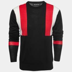 Neil Barrett Black Knit Crew Neck Pullover M