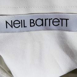 Neil Barrett Grey Printed Poplin Shirt L