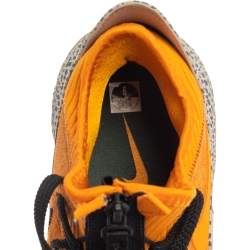 Nike Lebron Orange Suede and Textured Leather Safari 16 Sneakers Size 42.5