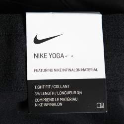 Nike Black Jersey Tight Fit Yoga Pants M