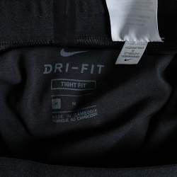 Pre Owned Nike Black Jersey Tight Fit Yoga Pants M