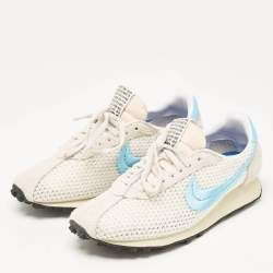 Nike x Stussy Off White Mesh and Suede LD-1000 Phantom Sneakers Size 42