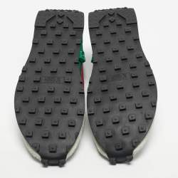 Pre Owned Nike x Undercover Multicolor Nylon and Suede Daybreak Lucky Green Red Sneakers Size 45.5