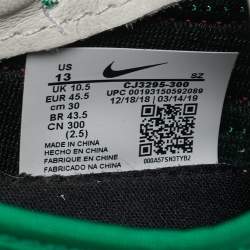 Pre Owned Nike x Undercover Multicolor Nylon and Suede Daybreak Lucky Green Red Sneakers Size 45.5