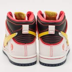 Pre Owned Nike Multicolor Leather SB Dunk High RX-0 Unicorn Gundam Sneakers Size 38