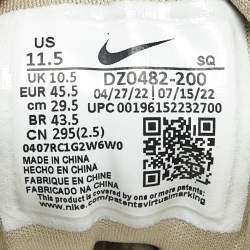 Pre Owned حذاء رياضي نايك اير ماكس 1 شبك و جلد شامواه أخضر / أبيض بطيخ مقاس 45