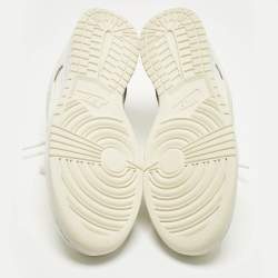 مملوكة مسبقًا حذاء رياضي نايك ريترو دانك جلد جوز الهند مقاس 47.5 كريمي/أوف وايت برقبة منخفضة