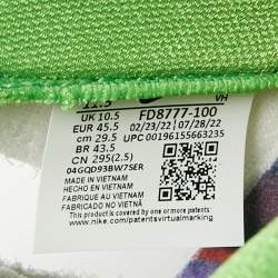 مملوكة مسبقًا حذاء رياضي نايك أخضر/أبيض جلد دانك منخفض 'University Blue' مقاس 45.5