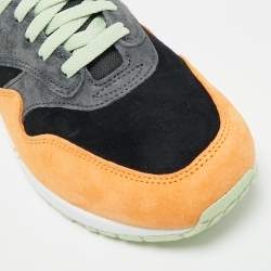 Pre Owned حذاء رياضي نايك اير ماكس 1 شبك و جلد شامواه أخضر / أبيض بطيخ مقاس 45