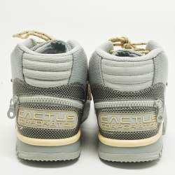 Pre Owned حذاء رياضي نايك اير ترينر 1 اس بي ترافيس سكوت رمادي ضبابي مقاس 46 متعدد الألوان كانفاس عالي الرقبة