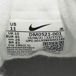 مملوكة مسبقًا حذاء رياضي نايك اير ماكس 1 شبك و جلد شامواه أخضر / أبيض بطيخ مقاس 45