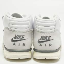 مملوكة مسبقًا حذاء رياضي نايك اير ماكس 1 شبك و جلد شامواه أخضر / أبيض بطيخ مقاس 45