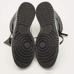 Pre Owned Nike Dunk Fragment Tokyo Size 45 Black/Blue Leather High Top Sneakers