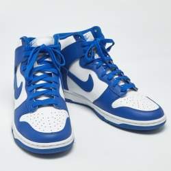 مملوكة مسبقًا Nike Dunk Game Royal Size 43 Blue/White Leather High Top Sneakers