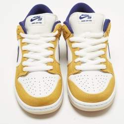 مملوكة مسبقًا Nike SB Dunk Laser Orange Size 43 Multicolor Leather and Suede Low Top Sneakers