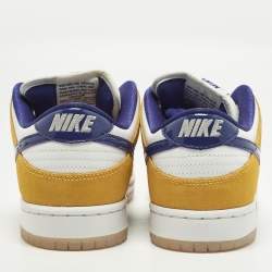 مملوكة مسبقًا Nike SB Dunk Laser Orange Size 43 Multicolor Leather and Suede Low Top Sneakers