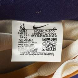 مملوكة مسبقًا Nike SB Dunk Laser Orange Size 43 Multicolor Leather and Suede Low Top Sneakers