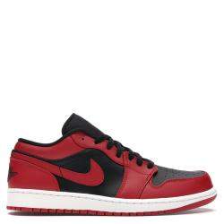 Pre Owned Nike Jordan 1 Low Reverse Bred Sneakers Size 36.5 US 4.5Y