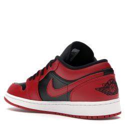 Pre Owned Nike Jordan 1 Low Reverse Bred Sneakers Size 36.5 US 4.5Y