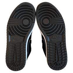 Pre Owned Nike Jordan 1 Low Black Aurora Green Laser Orange Size 41