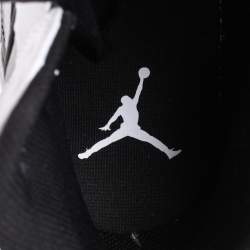 Pre Owned Air Jordan 1 Mid Nike Tricolor Leather High Top Sneakers Size 43.5