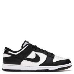 Pre Owned Nike Dunk Low White/Black Sneakers US 5Y EU 37.5
