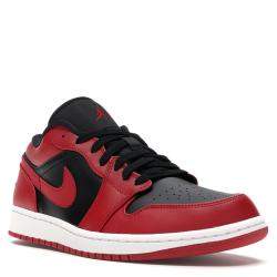 Pre Owned Nike Jordan 1 Low Reverse Bred Sneakers Size EU 41 (US 8)