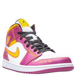 Pre Owned Nike Jordan 1 Mid Dia de los Muertos Sneakers Size (US 8.5) EU 42