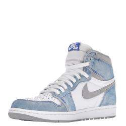 Pre Owned Nike Jordan 1 Hyper Royal Sneakers Size US 5.5 (EU 38)
