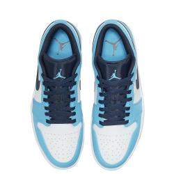 Pre Owned Nike Jordan 1 Low UNC Sneakers Size US 10 (EU 44)