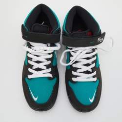 Pre Owned Nike Multicolor Leather And Mesh SB Dunk Mid Griffey Sneakers Size 42.5