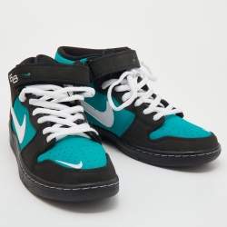 Pre Owned Nike Multicolor Leather And Mesh SB Dunk Mid Griffey Sneakers Size 42.5